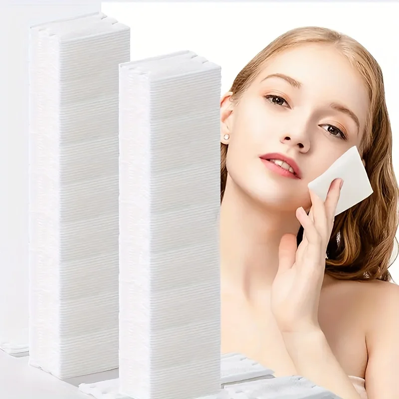 180 個使い捨てメイク落としパッドソフトマイクロファイバーコットンフェイシャルクレンジングパッドスキンケアとメイク落とし用