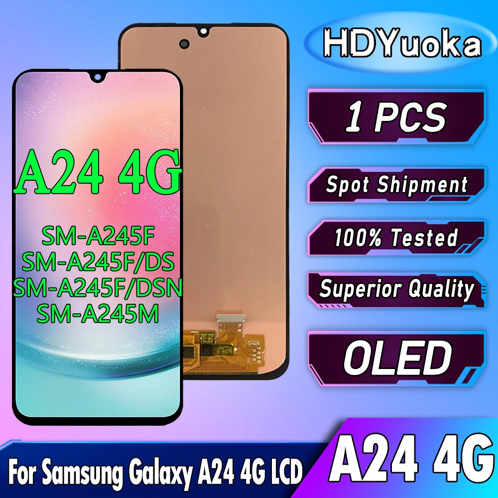 تقرير ونصيحة حول شاشة OLED 6.5 بوصة لجهاز Samsung Galaxy A24 4G (نموذج A245F)