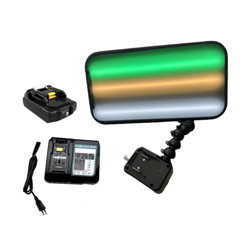 مصباح دنت لاسلكي ببطارية 18 فولت مع 9 مصابيح Led قابلة للتعديل أدوات إصلاح السيارات PDR King Dent Lamp