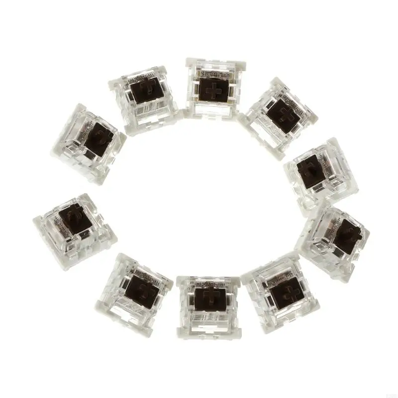 E8BE 10 Pieces Blue Switches for Cherry MX Clone Gateron MX Switches Tester