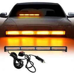 COB LED Police Emergency Light Bar Car Roof Emergency Beacon Warning Flashing Lamp Stroboscopes for Truck Automotive 12V 24V