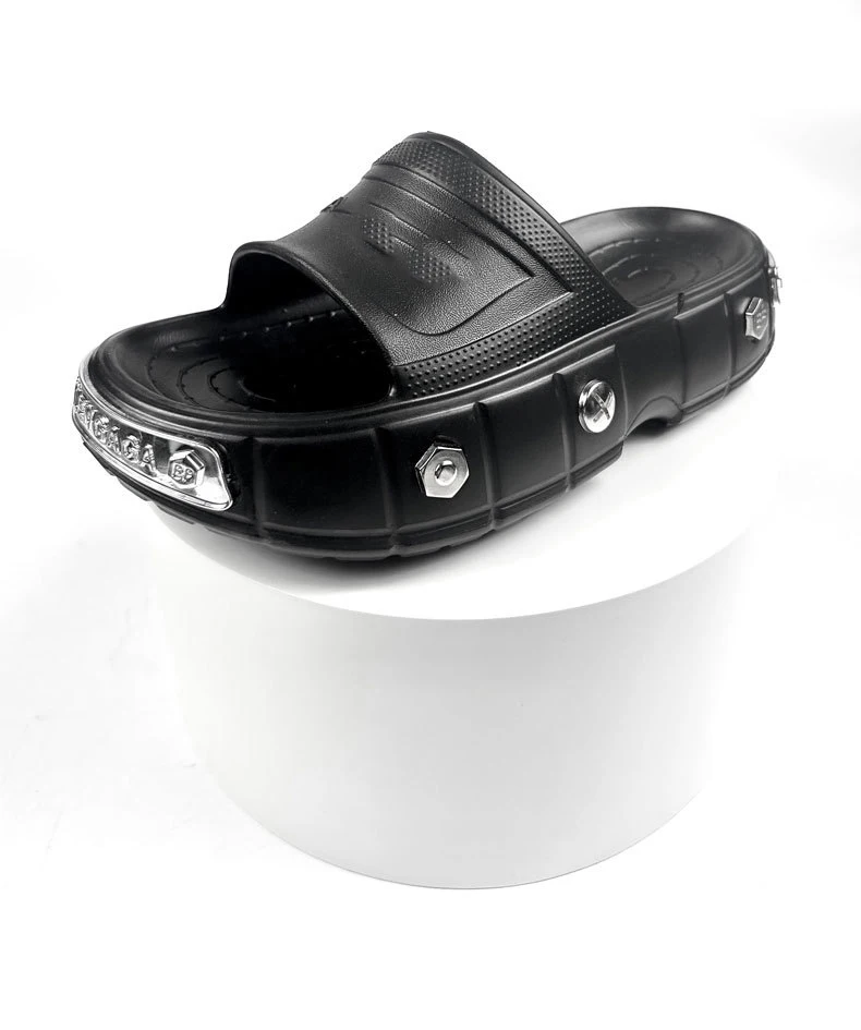 Women's Punk Slippers Unisex Sandals Platform Slipper Chunky Casual Shoes For Men Summer Couple Slide Flip Flops Plus Size 36-45
