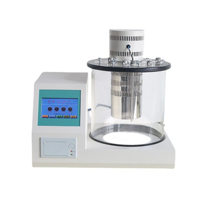 

Automatic oil kinematic viscosity tester lubricant asphalt petroleum oil viscometer inspection tester