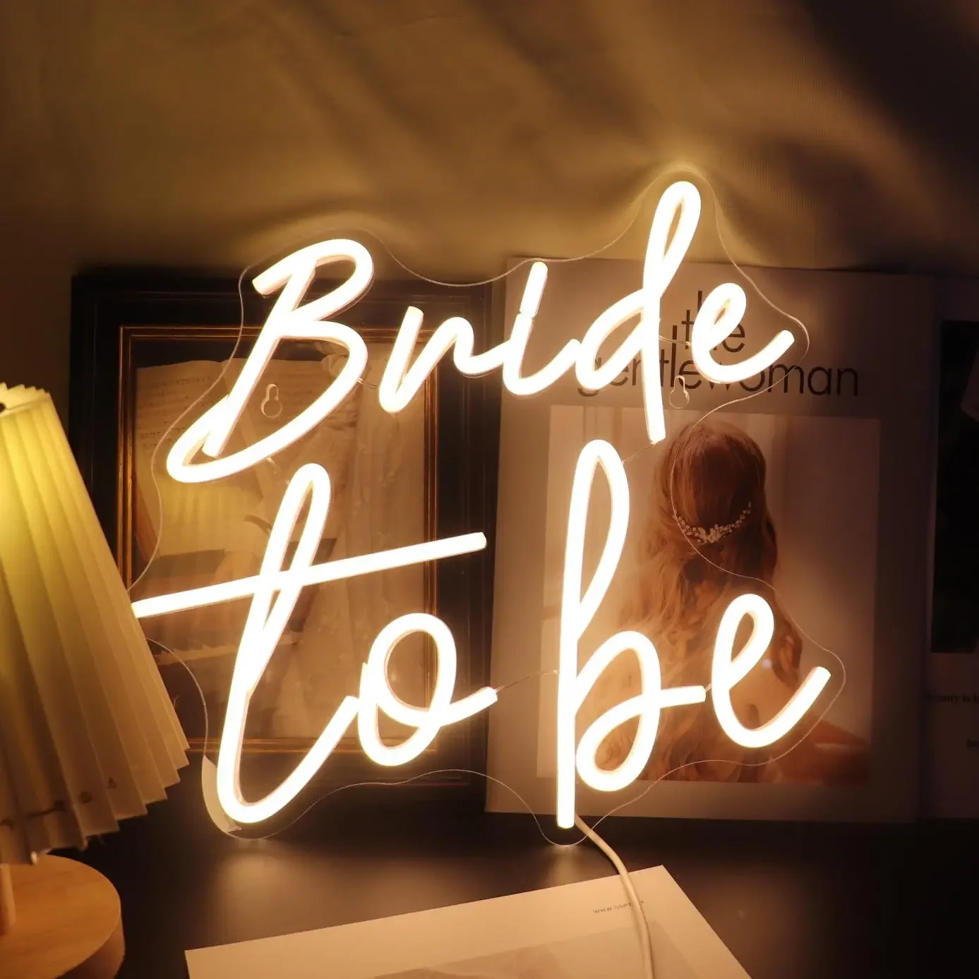 

Bride To Be Customizable colors Neon Sign Art Wall Decor Living Room Decor Wedding Engagement Party Wall Hanging Decoration