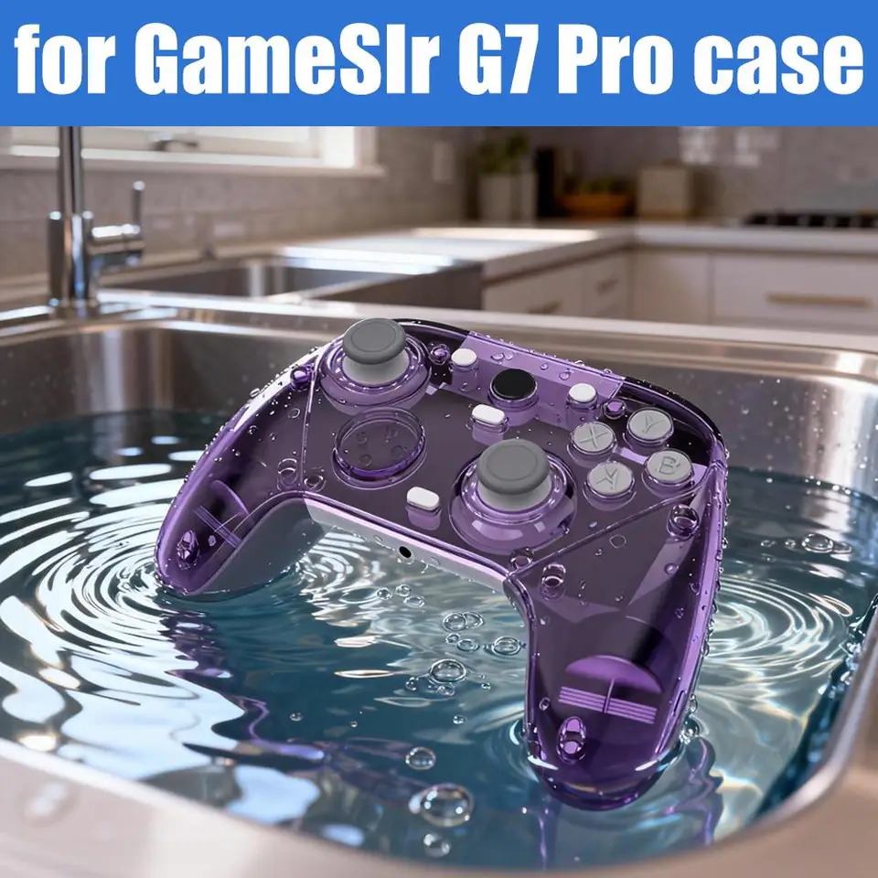 Cubierta protectora magnética de PC para GameSir G7 Pro, transparente, minimalista, resistente al agua y a caídas 3