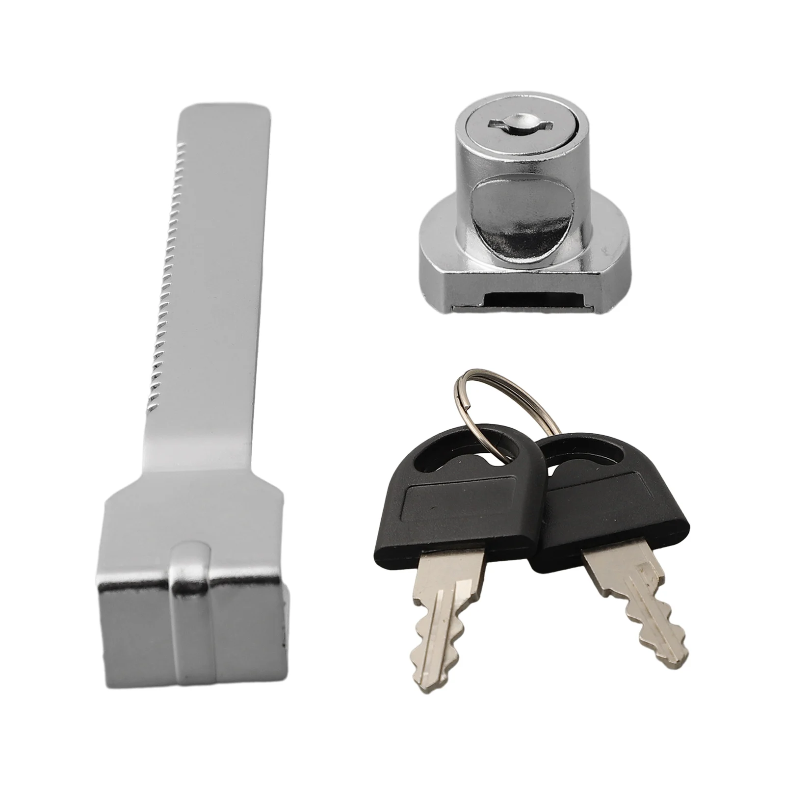 Door/counter Switch Cabinet Lock 1pcs Silver With 2 Keys Zinc Alloy For 2-6mm/2-8mm Thick Glass For Display Case Practical