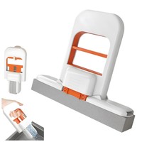 New Powerful Squeeze Mini Mop Folding Home Cleaning Mops With Sponge Self-squeezing Floor Washing Mop Desk Window Car Clean Tool