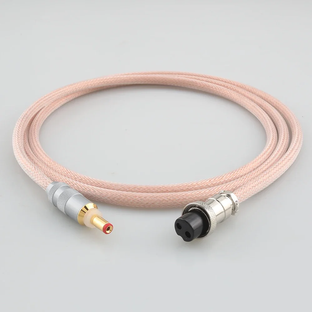 Kabel HIFI OCC Copper GX16-2P do 5.5mm 2.1mm/2.5mm DC do kabla audio TeraDak High Fidelity — zdjęcie produktu 6