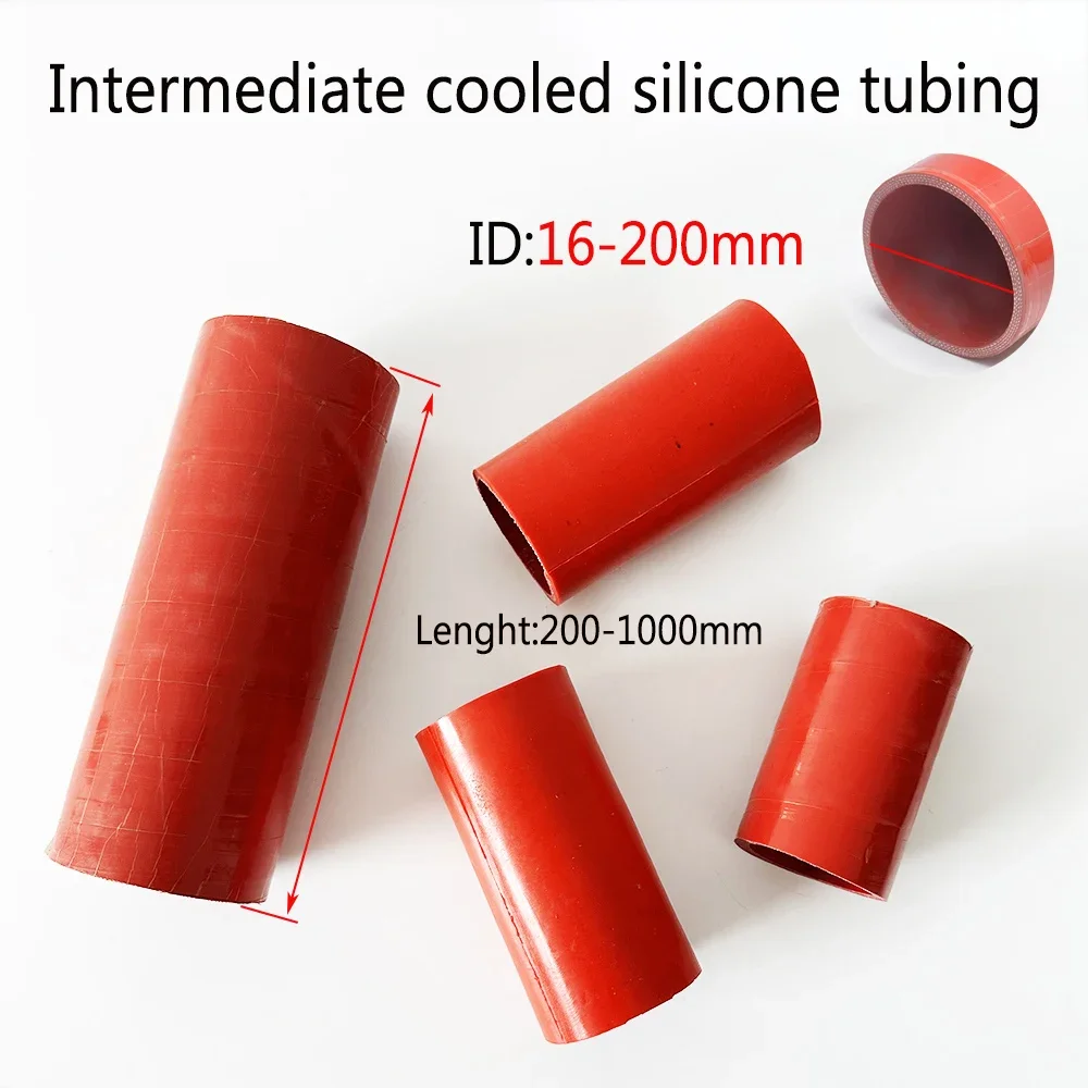 

Intercooler Silicone Hose Straight General 4-ply Turbo Intake Pipe Coupler Hose Cold Air Intake Pipe Silicone Tubing ID 16-200m