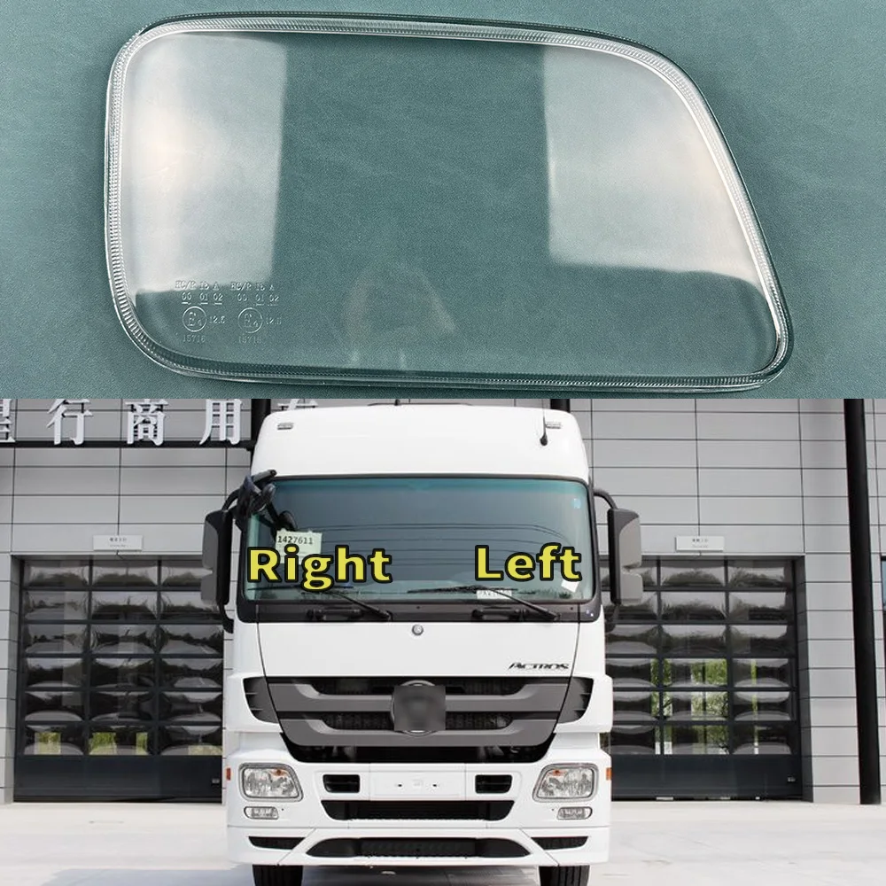 

For Mercedes Benz Actros 3341 4141 2644 Car Accessories Headlight Lens Cover Transparent Lampshade Headlamp Shell Plexiglass