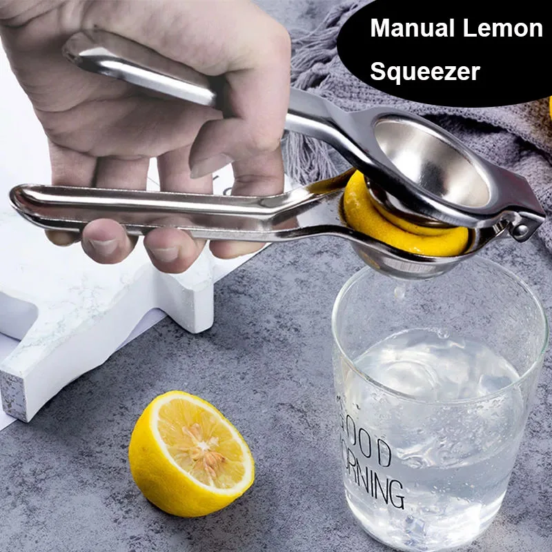 1/5pc Stainless Steel Manual Lemon Squeezer Juicing Machine Clip Household Multifunctional Juicer Fruit Juice Press For Kitchen