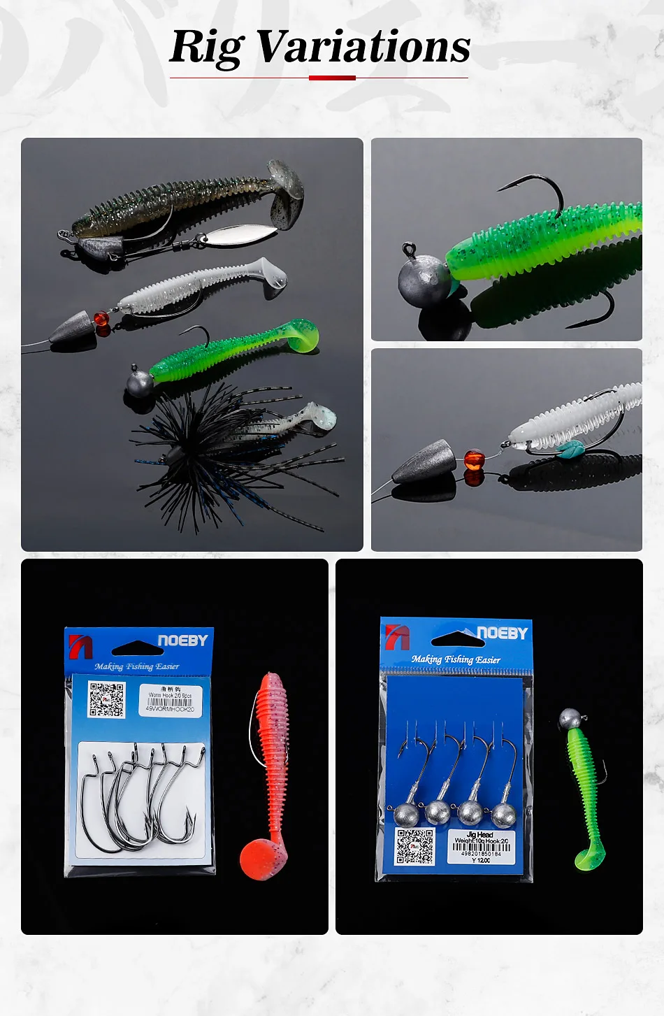 Noeby Weichen Angeln Lockt 9,5 cm 8g Paddel Schwanz Künstliche Weichen Köder Schaukel Wurm Swimbait Wobbler für Bass Silikon angeln Köder – Detail 13