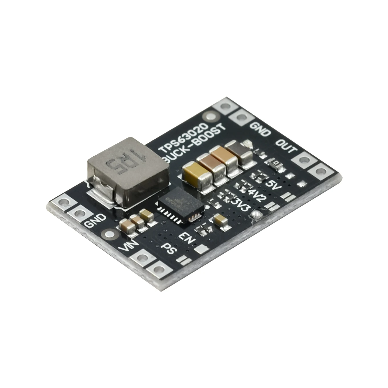 TPS63020 3.3V 4.2V 5V Lithium Battery Automatic Boost Buck Step Up Down Module XL63020 Microcontroller Power Low Ripple