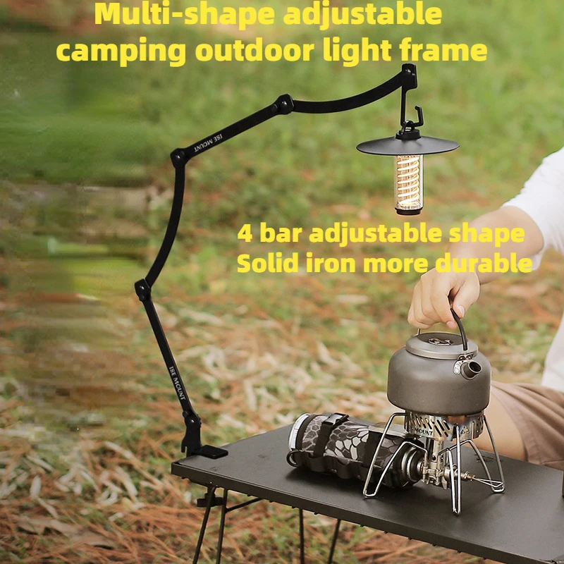 

Multifunctional Camping Lantern Stand, Detachable Lantern Hangers, Portable Light Holder, Lighting Brackets For Tourist Hiking