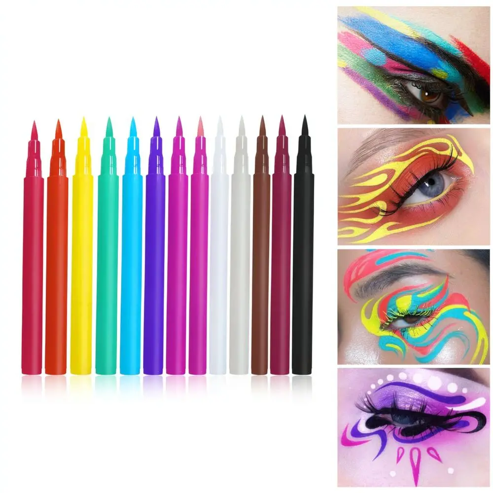 For SHCOETY Long Wearing Liquid Eyeliner Pen Matte Waterproof Eye Makeup Cosmetic Tool Smooth Application Eye Beauty view 6