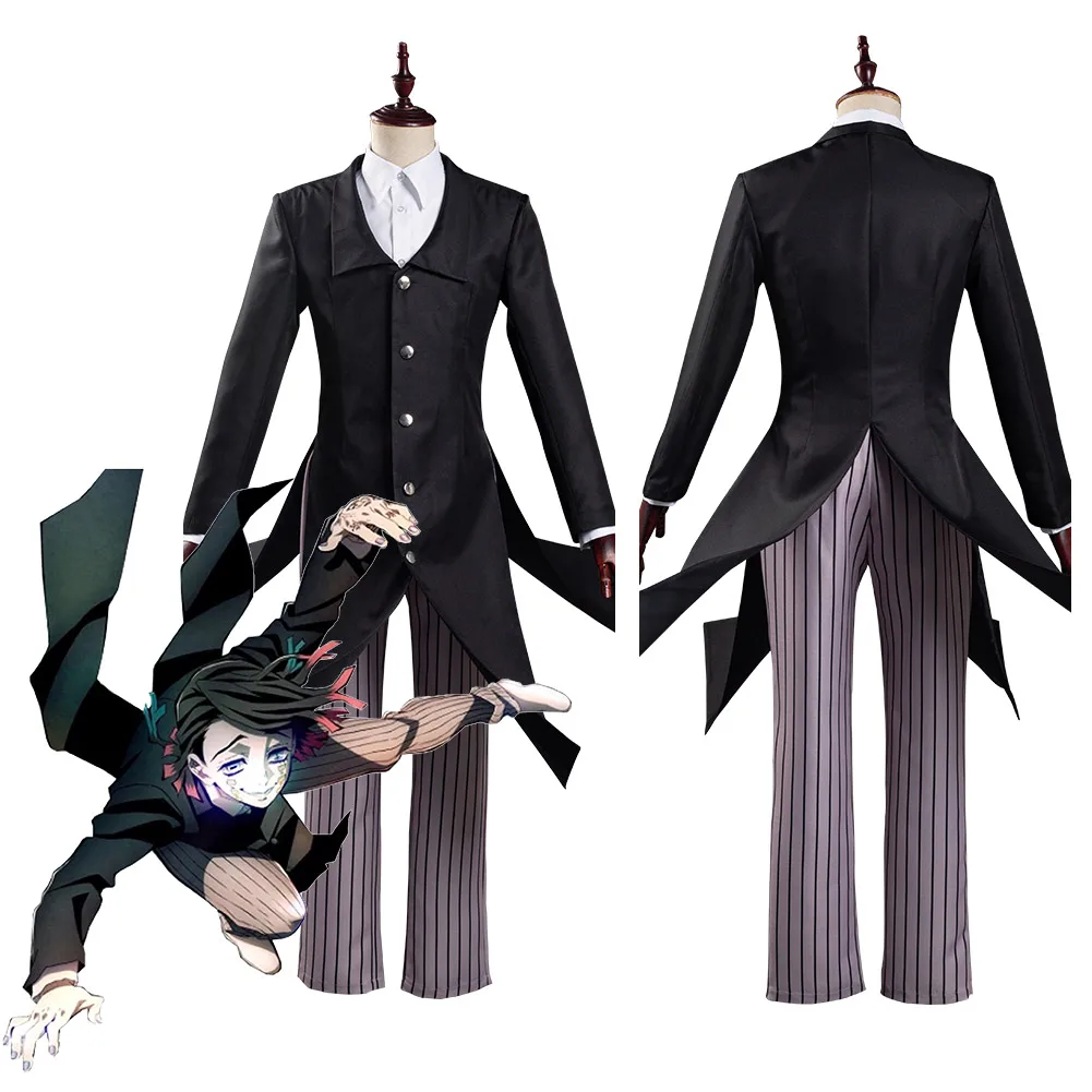 

Kimetsu no Yaiba Movie Mugen Ressha-hen/Demon Slayer Enmu Cosplay Costumes Halloween Carnival Suit