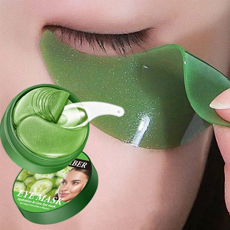 60Pcs Hydrating Refreshing Under-Eye Care Patches 80g Soothing Moisture for Fatigued Eye Skin Puffiness Relief