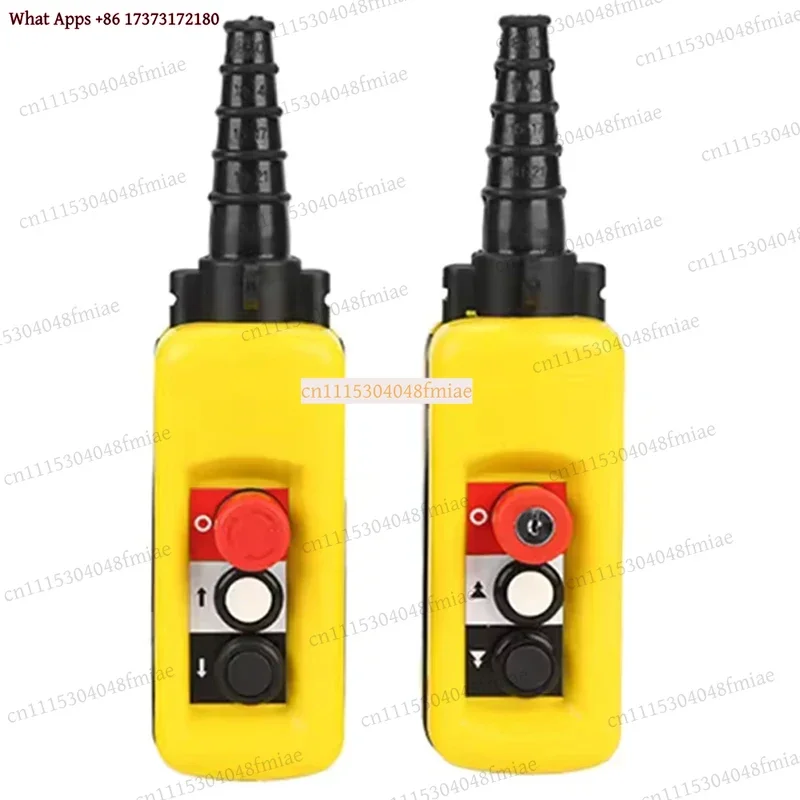 XAC-A471 Industrial Hoist Remote Control 2/4/6/8 Button Waterproof Pendant for Crane Electric Hoist Single/Dual Speed Wireless