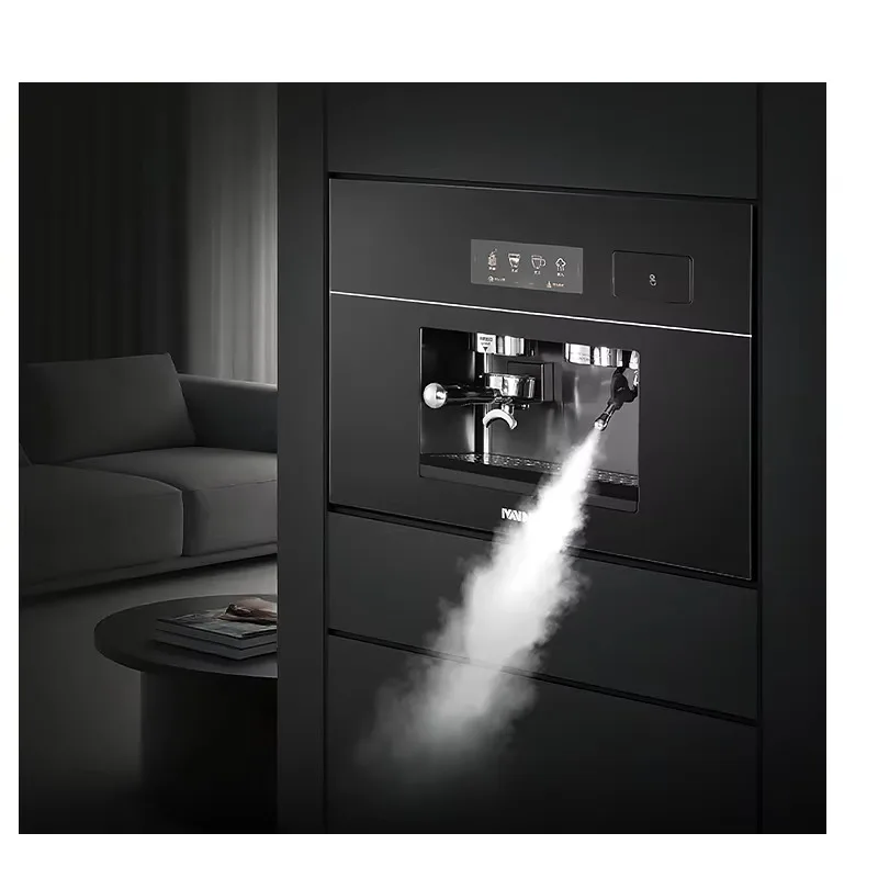 MANDIKE Home Use Built-In Coffee Maker Vibration Smart Display Screen Semi-Automatic Machine For Household