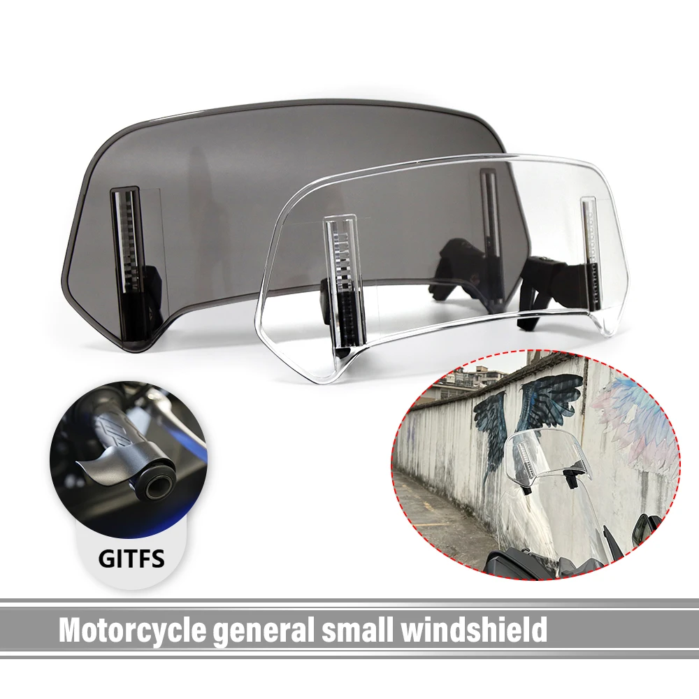 Universal Adjustable Windscreen Windshield Extension Spoiler Wind Deflector For Yamaha For BMW ​For KAWASAKI ​For DUCATI