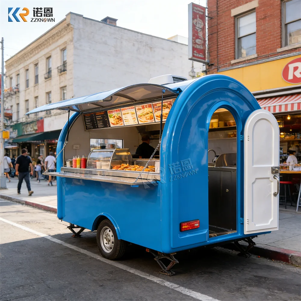 Commercial Fast Food Trailer M - Food Truck With Snacks recension och pris