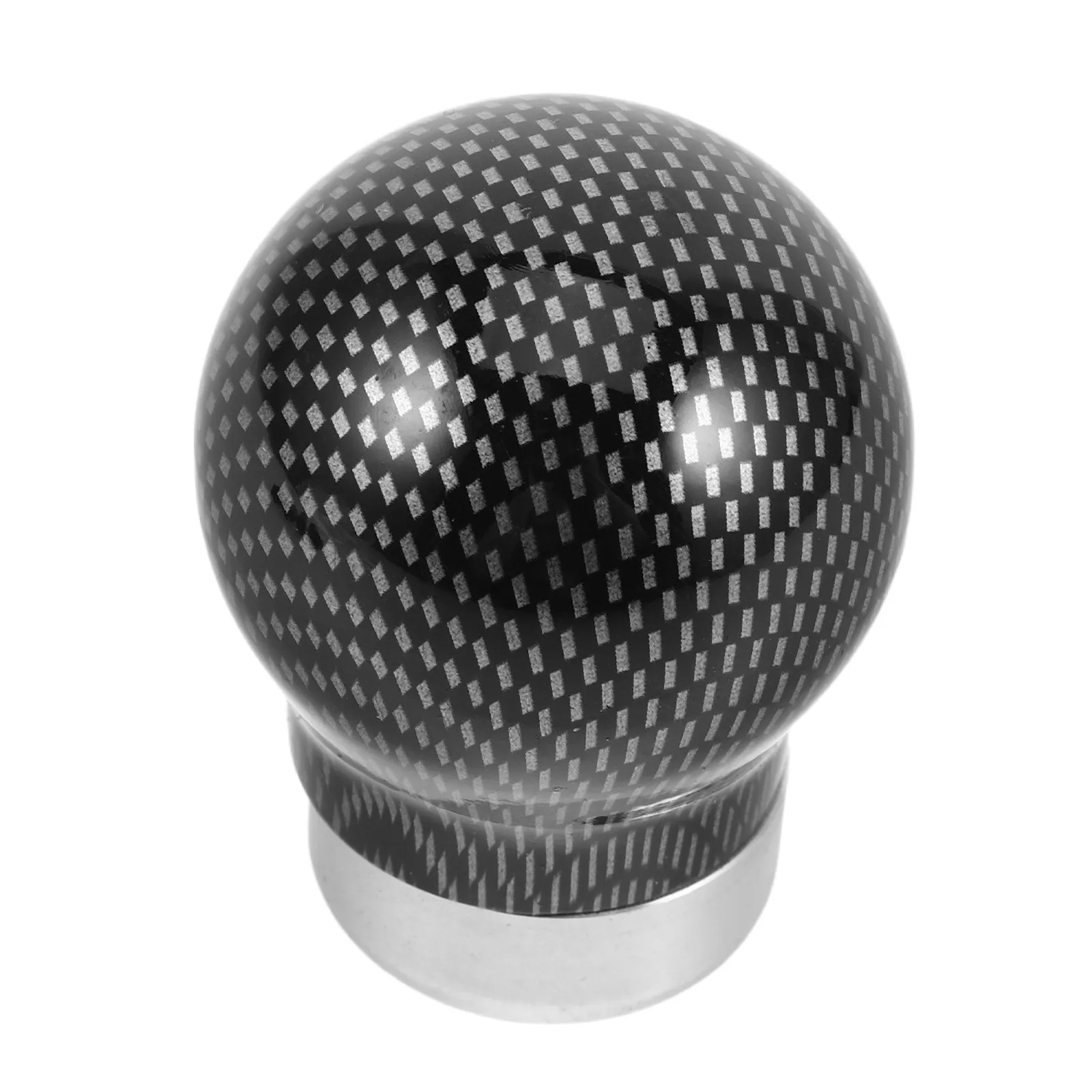 

Carbon Fiber Shift Knob Spherical Metal Design Comfortable Grip Manual Transmission Replacement Upgrade Vehicle Gear Lever Lever