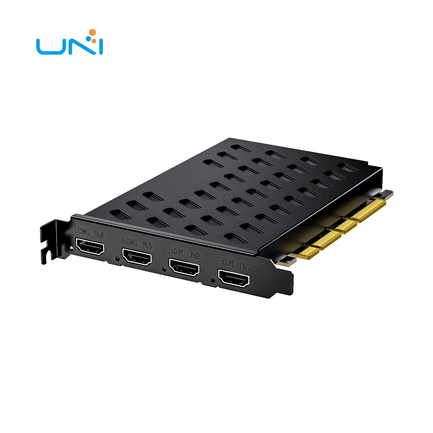 Tarjeta de captura de vídeo HDMI Unisheen UC3540H-4K30 4 canales 4k30 con carcasa Captura de vídeo a computadora