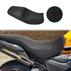 Fundas de asiento de motocicleta para Honda CB500X, accesorios de motocicleta, malla 3D fresca, ciclomotor, Scooter, cojín antideslizante, impermeable, CB 500 X