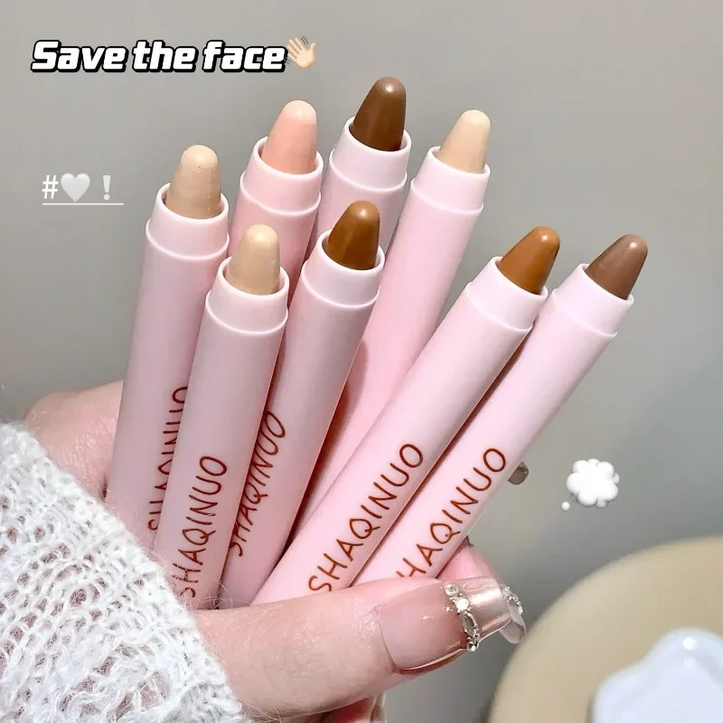 تسليط الضوء على عصا برونزر ماتي الأبيض البني الوجه اشراق تشكيل المخفي قلم رصاص مصحح الأنف الظل الكنتوري مستحضرات التجميل