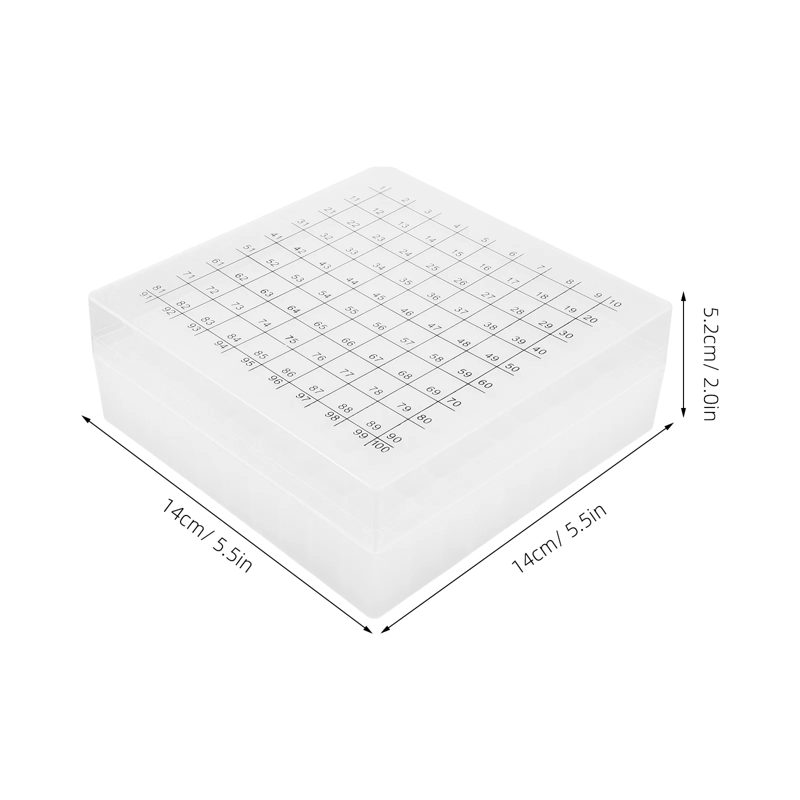 Cold Storage Tube Box Plastic Holder Lab Racks Science Labs Decorations Microsmall Miniature