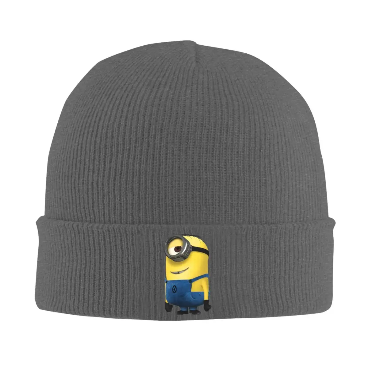 Despicable Me Minions Skullies Beanies Caps Cute Minions Thin Hat Autumn Spring Bonnet Hats Men Women's Hip Hop Ski Cap