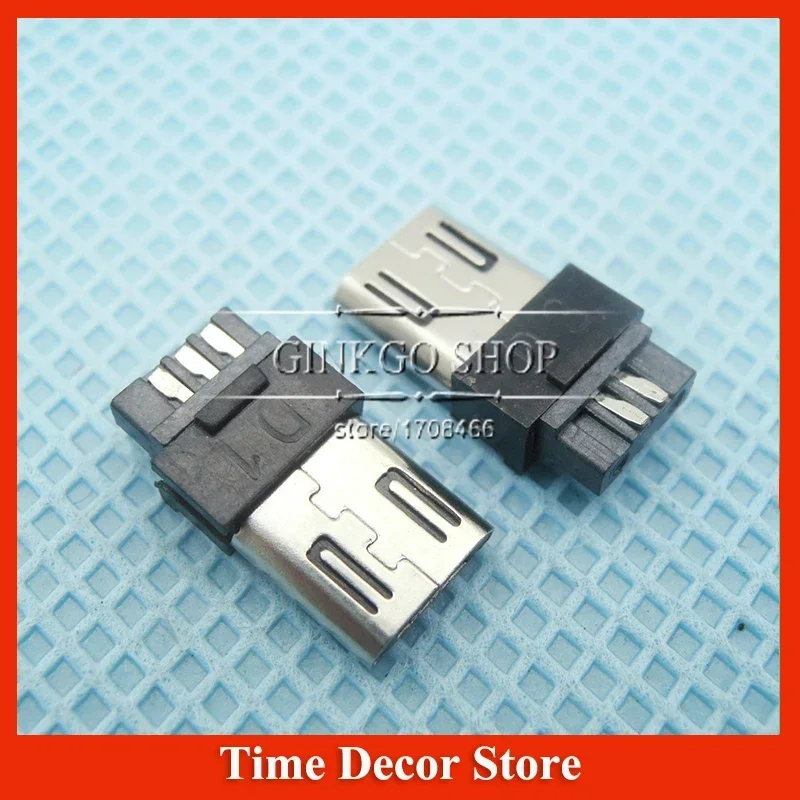 

1000pcs/lot Micro USB 5P Plug Charging Sockect Connector DIY USB Male Jack