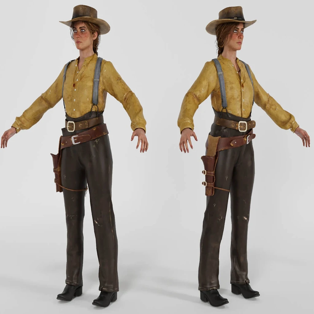 العرف سادي أدلر تأثيري حلي لعبة سادي الأصفر قميص السراويل دعوى النساء راعية البقر هالوين الزي