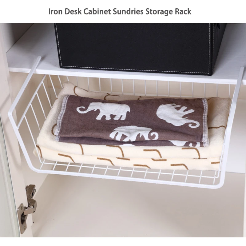 under cabinet storage rack Bathroom Kitchen Sundries Storage Container Bookcase Shelf Rack Kitchen Organizer