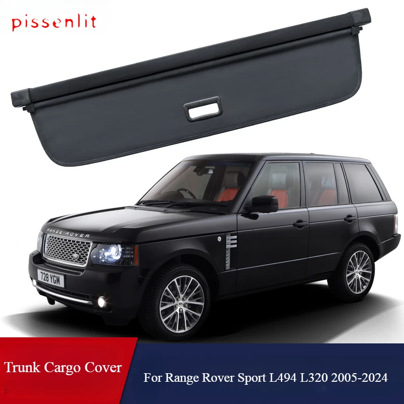 

For Range Rover Sport L494 L320 2005-2024 Car Trunk Cargo Cover Luggage Storage Security Shield Curtain Partition Mat Accessorie