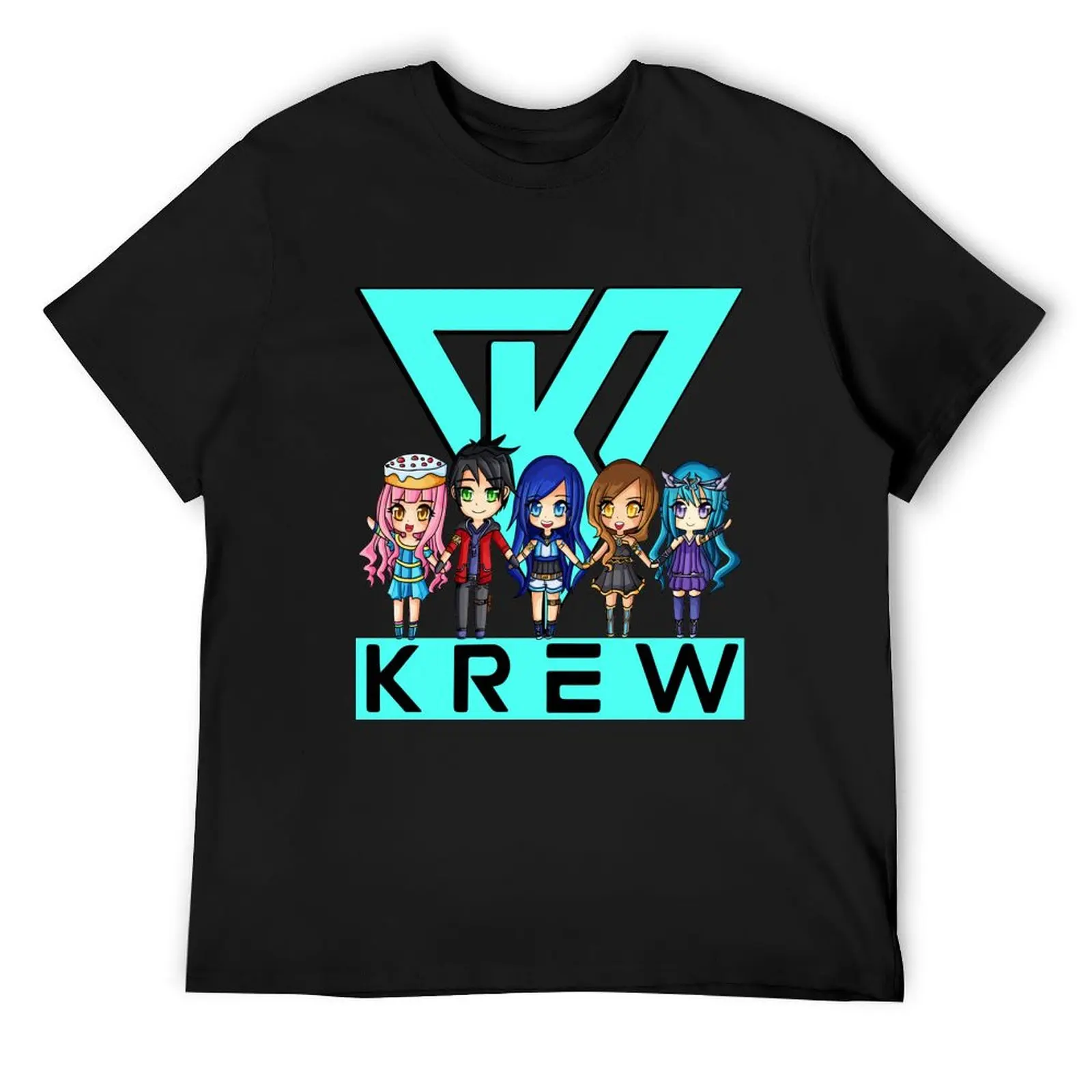 

Krew T-Shirt anime tshirt customs design your own funny gifts plain T-shirt men