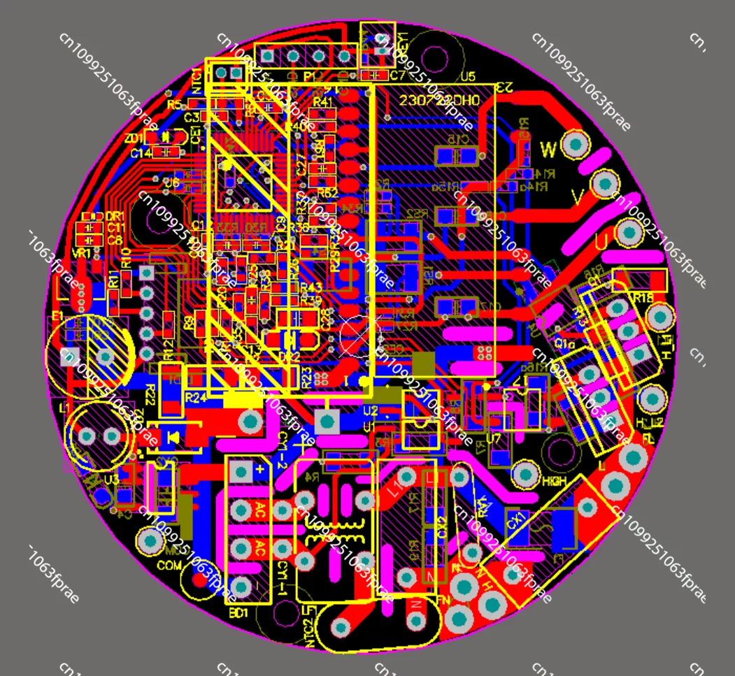 Placa de circuito impreso multicapa PCBA Placa controladora de secador de pelo