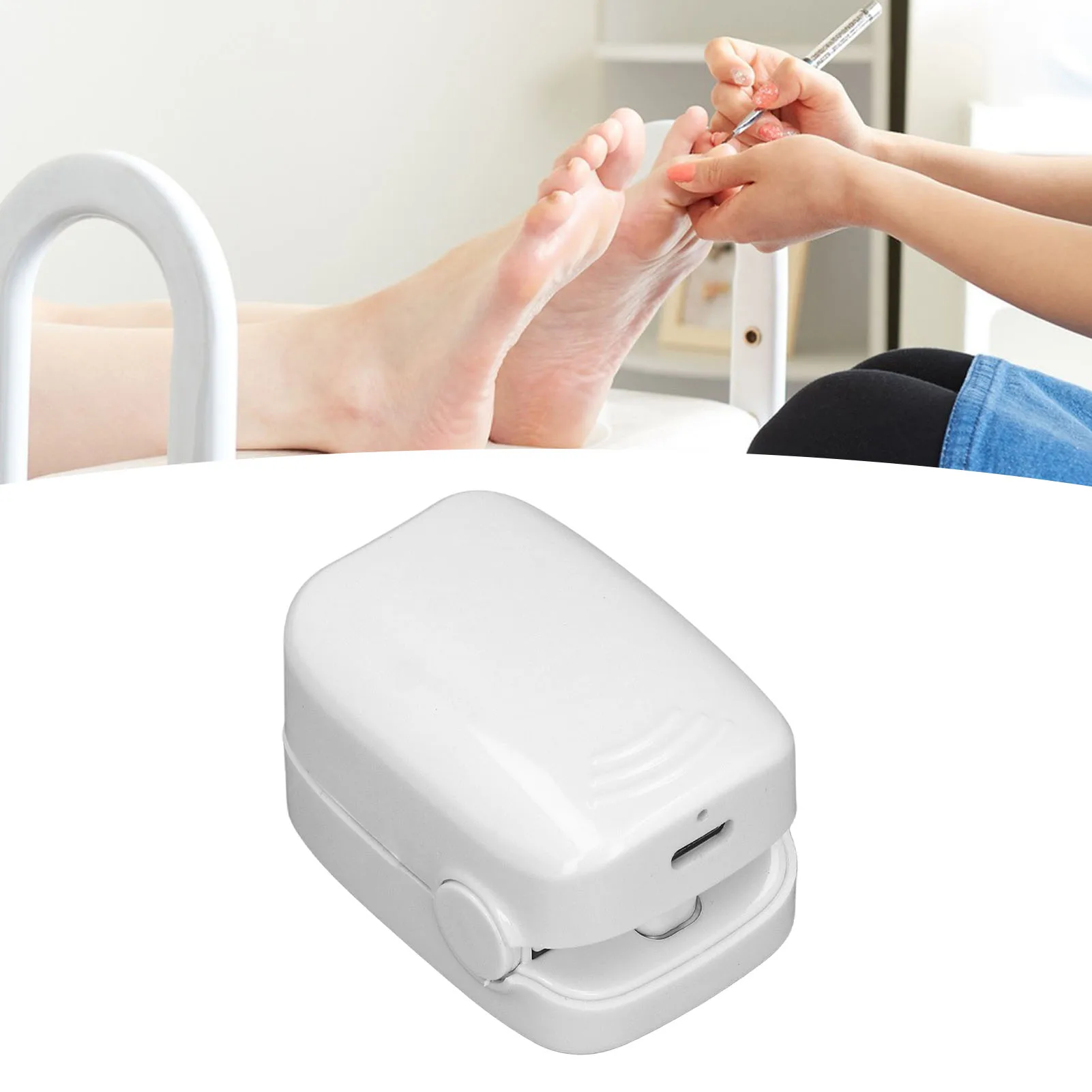 Luz de hongos para uñas ZK40, dispositivo de limpieza de hongos para uñas con batería de iones de litio portátil de alta eficiencia de 400mAh para el hogar