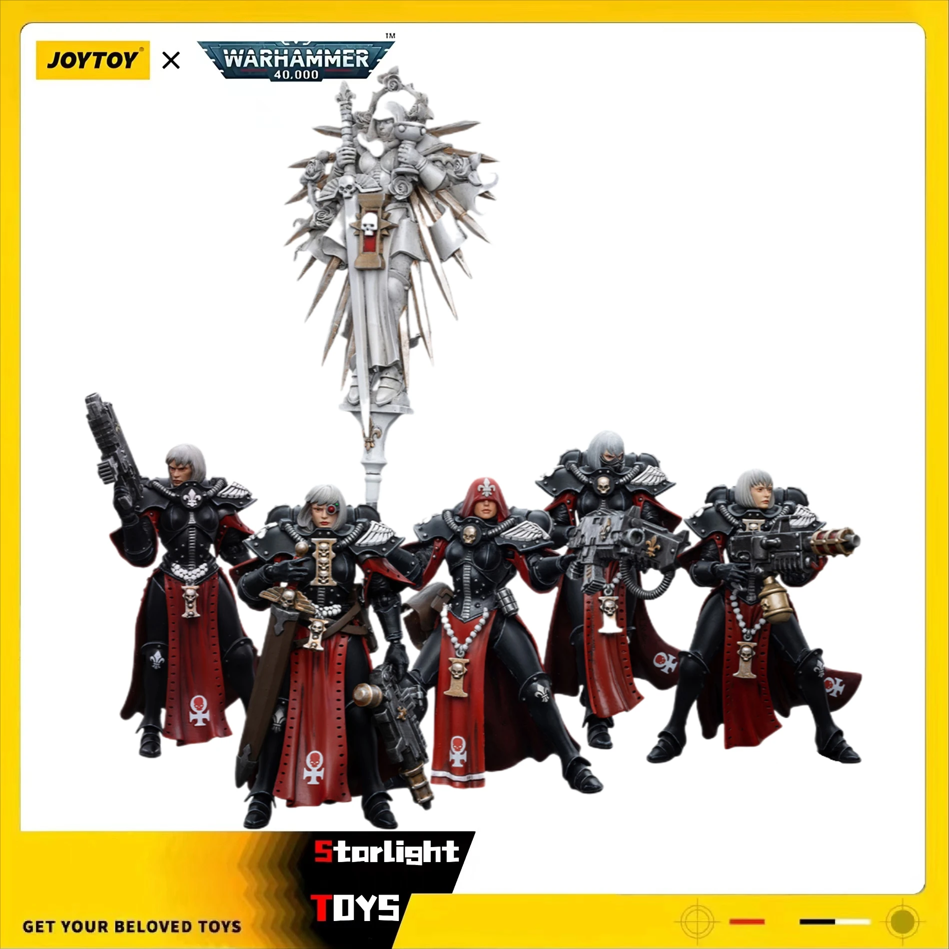 【JOYTOY】1/18 Warhammer 40K Adepta Sororitas Imagifier Sister Saelon Battle Sister Sister Noyalle Kassia Jurel Ludwenna