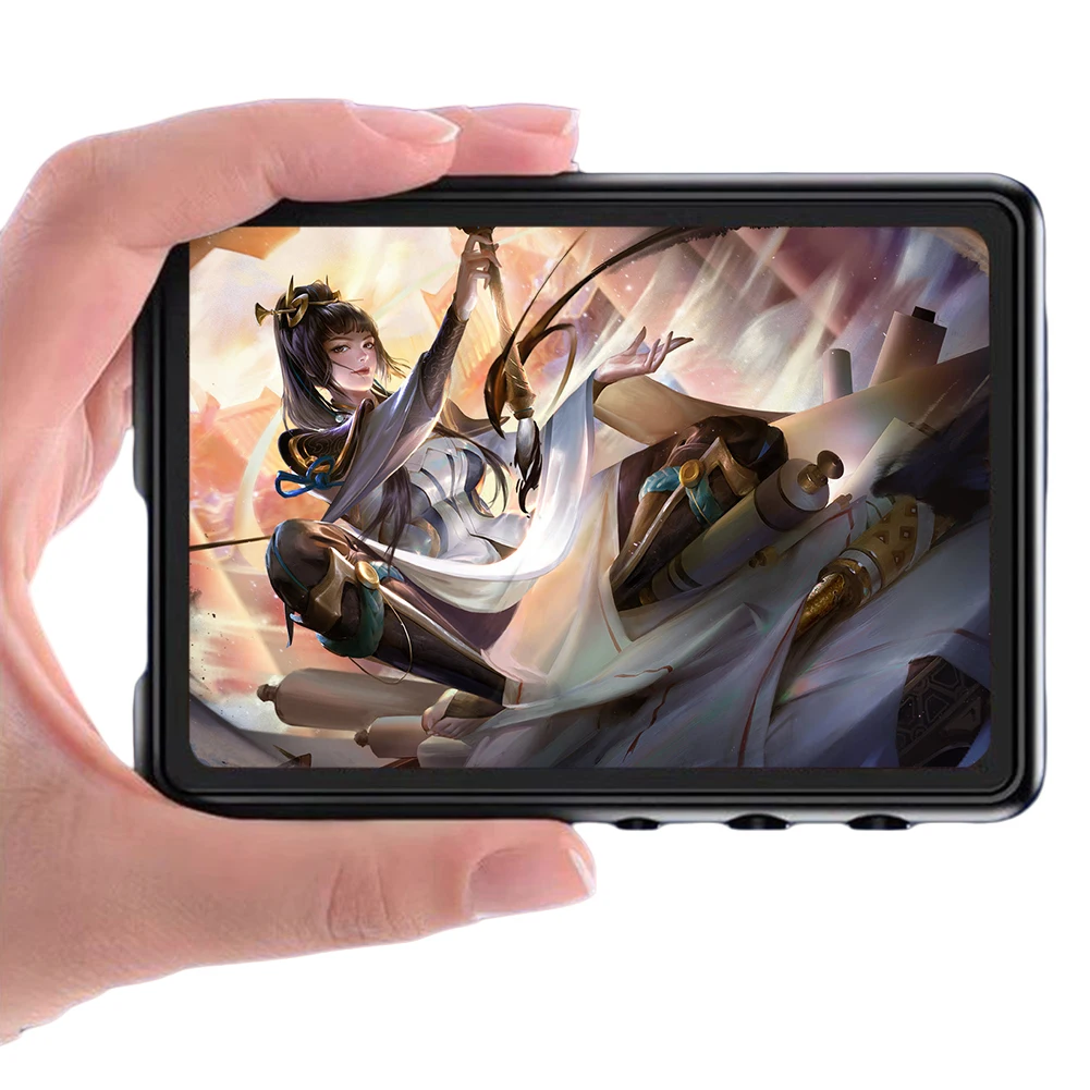 مشغل MP3 MP4 شاشة لمس كاملة مشغل موسيقى بدون فقدان متوافق مع بلوتوث HiFi MP4 Walkman مع مكبر صوت FM/E-Book/Recorder #1