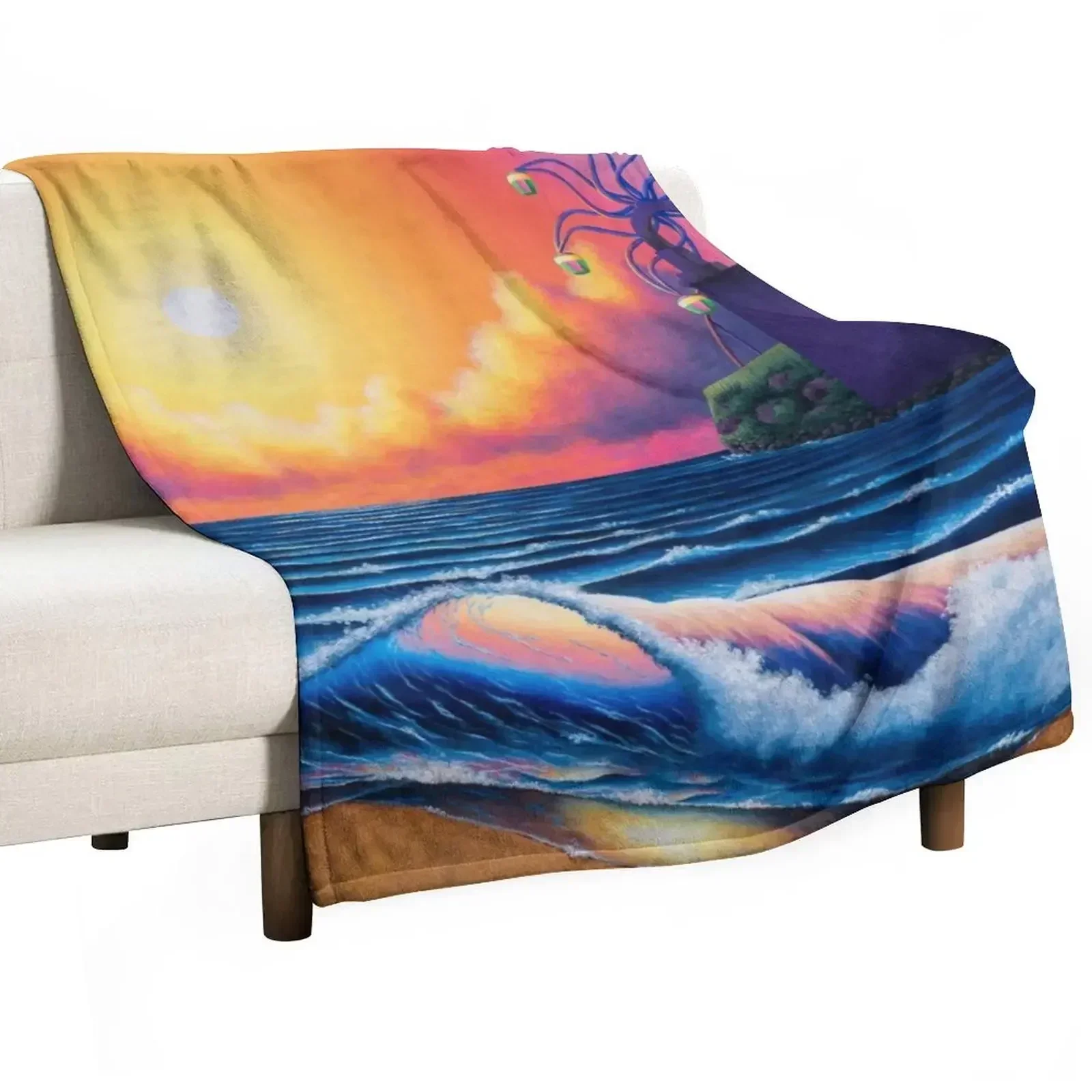 Sirena Beach Throw Blanket Single Soft Big Soft Blankets