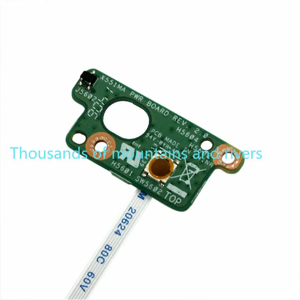 Power Switch ON/ Off Button Board Cable For ASUS X551MA 60NB0480-PS1040-200 FTUS