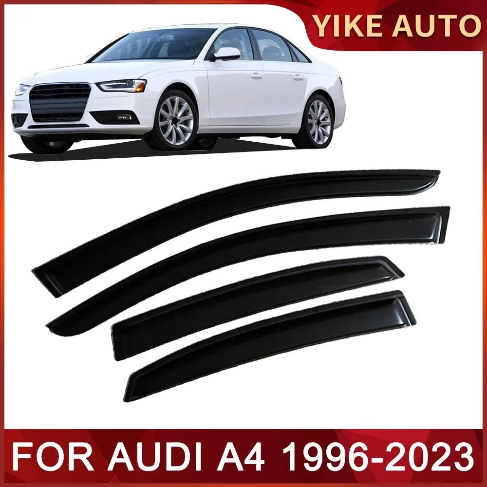 

Козырек Оконный Для AUDI A4 B9 B8 B7 A4 B6 A4 B5 1996-2023, защита от ветра, солнца, дождя, боковых окон, ветрозащитные отражатели, аксессуары