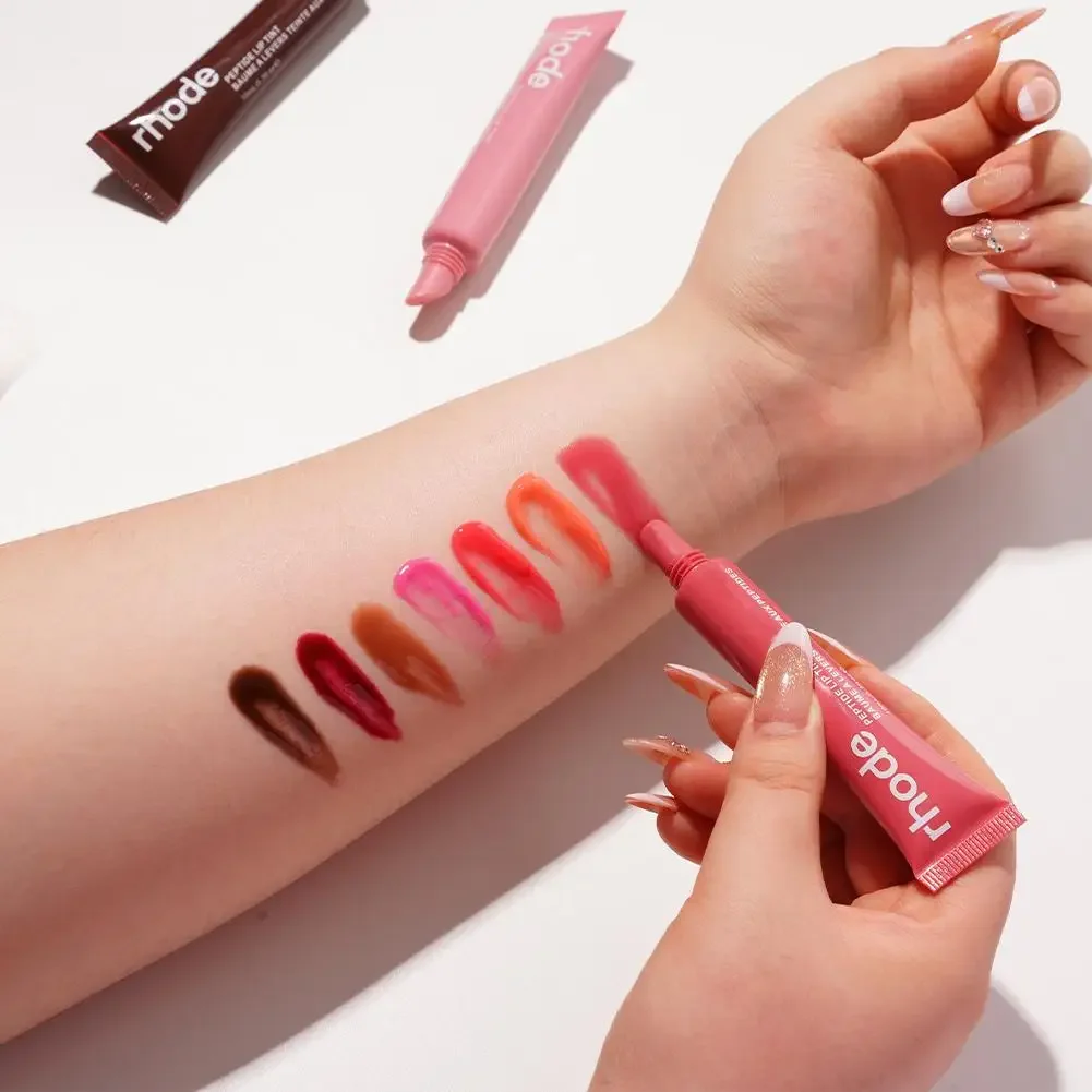 

Soft Tube Mirror Lip Gloss Lip Oil Nude Brown Plumping Lip Gloss Moisturising Transparent Lipgloss Beauty Cosmetics Makeup case