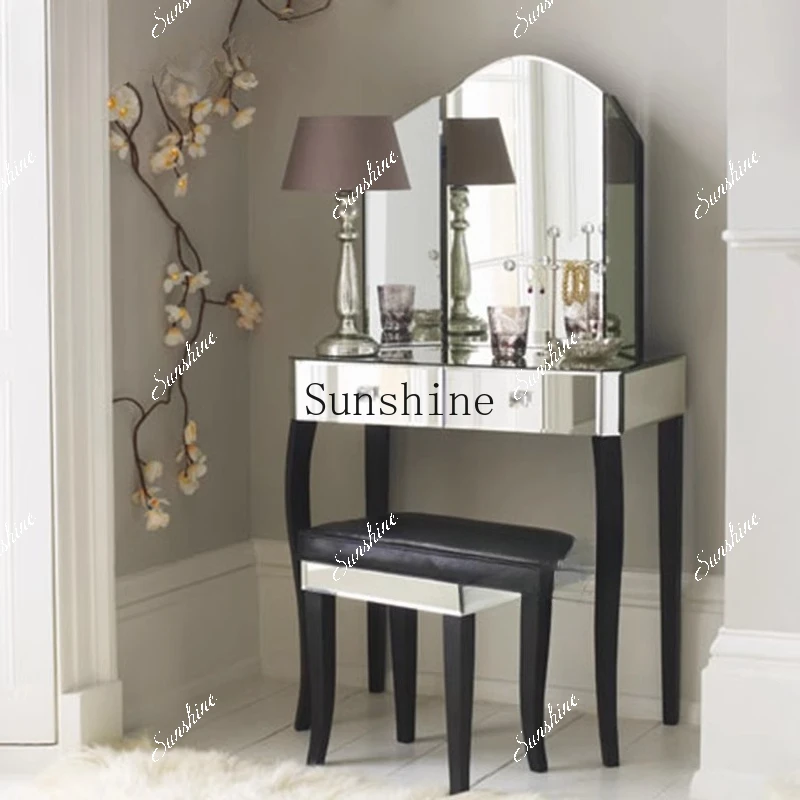 Mirror dresser glass simple European neoclassical postmodern F0105  FT