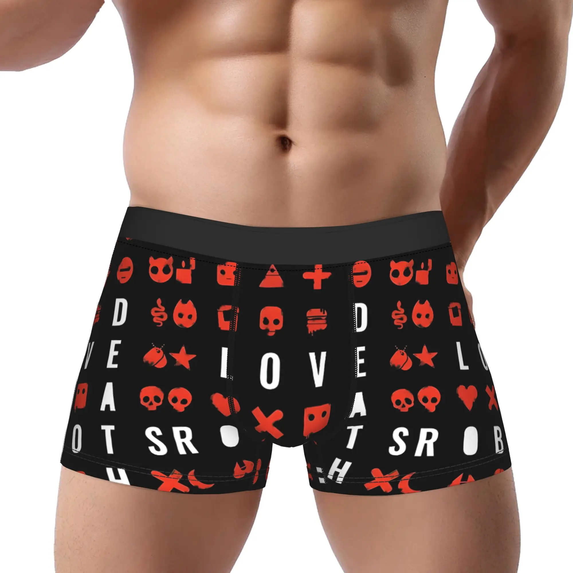lLove Death And Robots1 lLove Death and Robots Underpants Homme Panties Man Underwear Comfortable Shorts Boxer Briefs