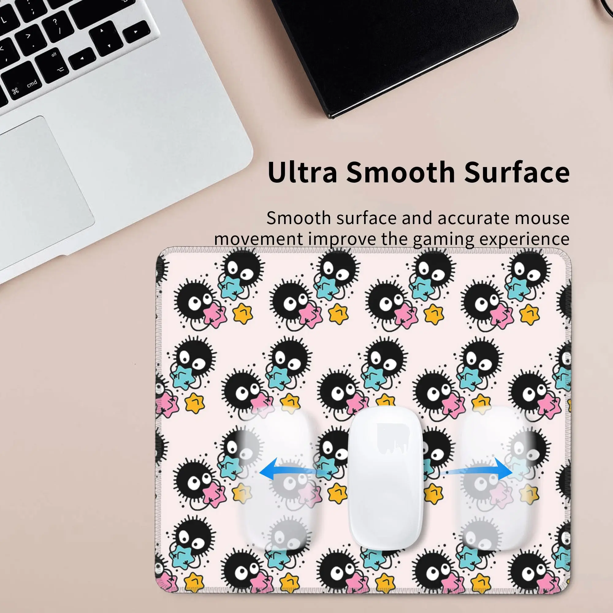 すすスタジオジブリマウスパッドコンピュータキーボードマウスマットゲーマー PC ラップトップデスクマットオフィスアクセサリーテーブルマット