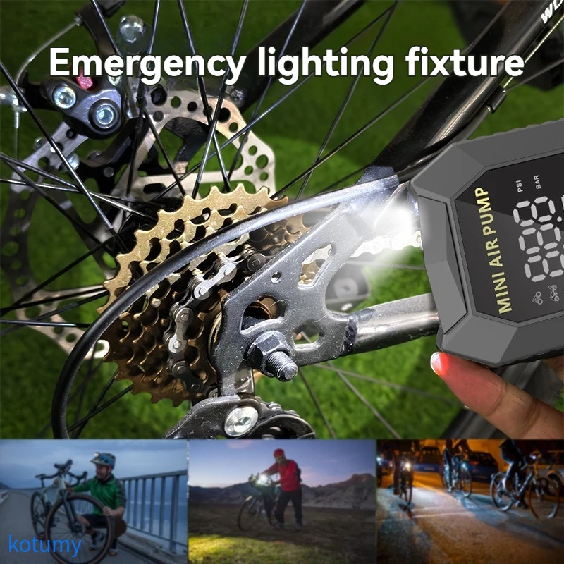 

Mini Portable Bike Tire Inflator for Road Mountain Bicycle