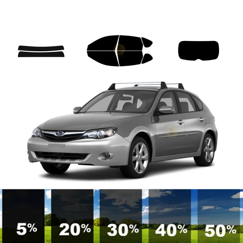 precut Removable Window Tint Film For Car 100% UVR Heat Insulation Carbon ﻿For SUBARU OUTBACK SPORT 4 DR WAGON 2008-2011