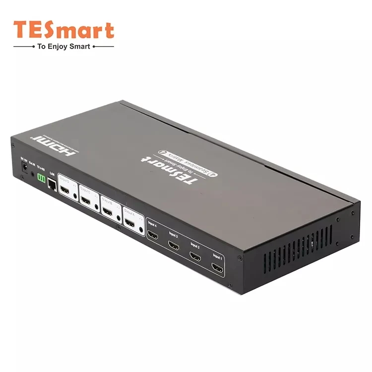 

TESmart OEM ODM 4x4 HDMI Matrix Splitter 4 Multi-View Video Seamless Switch 1080p60Hz HDMI Splitter